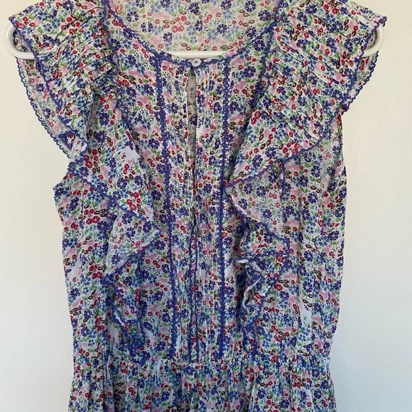 Poupette St. Barth Bambi Mini Dress Swim Cover-up Size Small - Picture 7 of 9